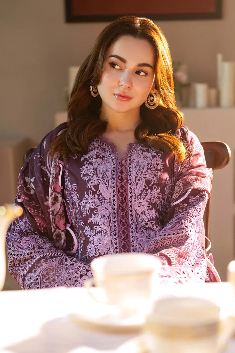JADE-3PC DHANAK EMBROIDERED SUIT NEH-4227