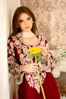 JAZMIN-3PC LAWN EMBROIDERED SUIT-NEL-555