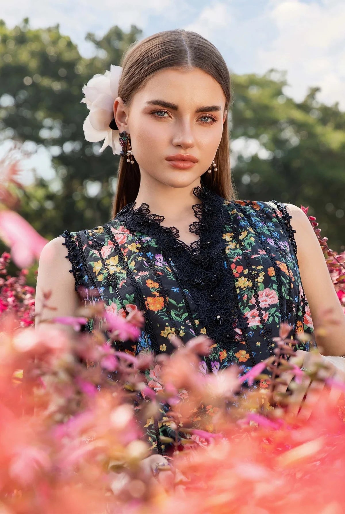 MARIA.B-3PC LAWN PRINTED SUIT-NEL-766