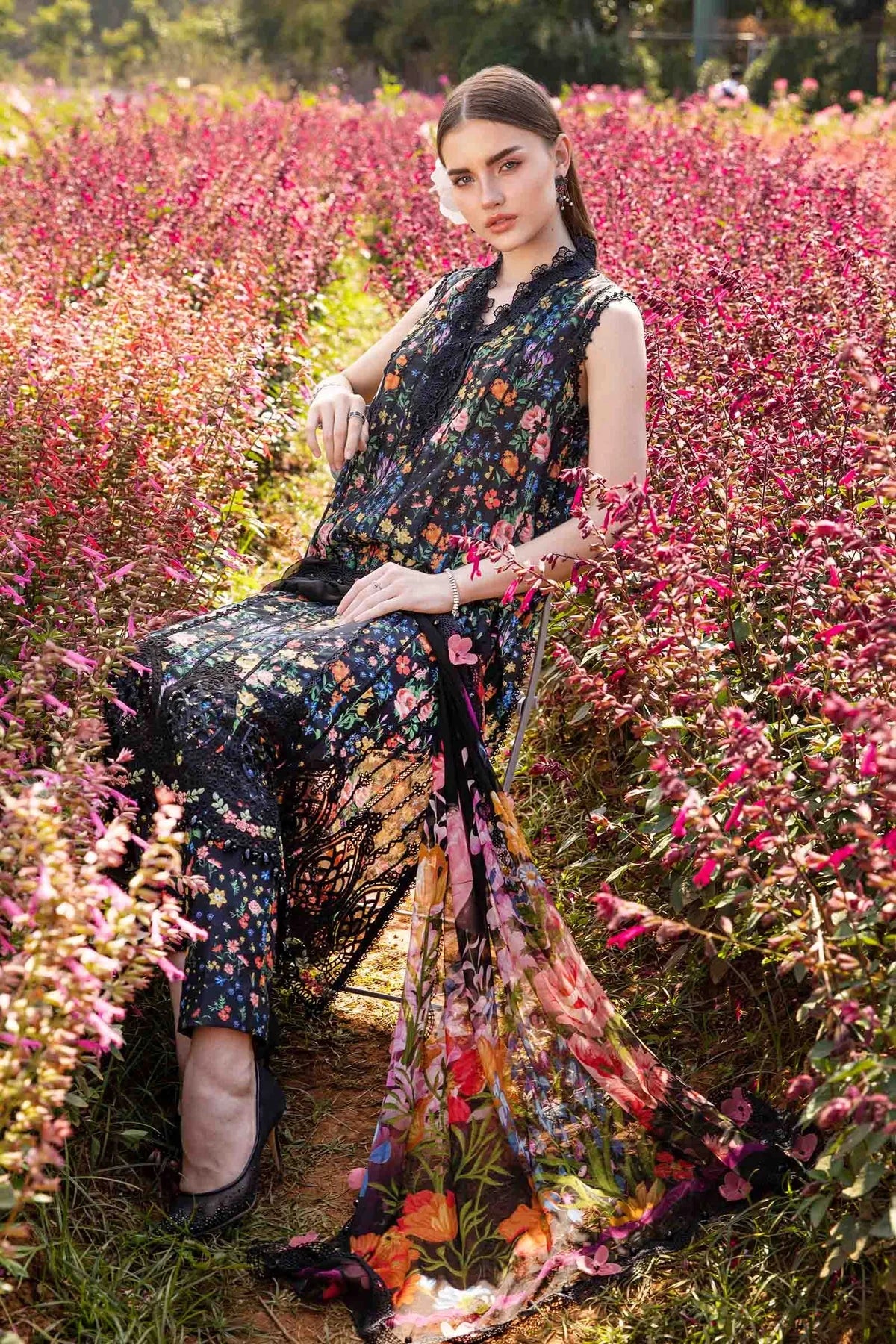 MARIA.B-3PC LAWN PRINTED SUIT-NEL-766