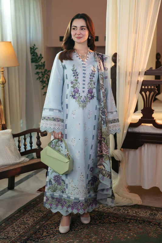 JADE-3PC LAWN EMBROIDERED SUIT-NEL-9000