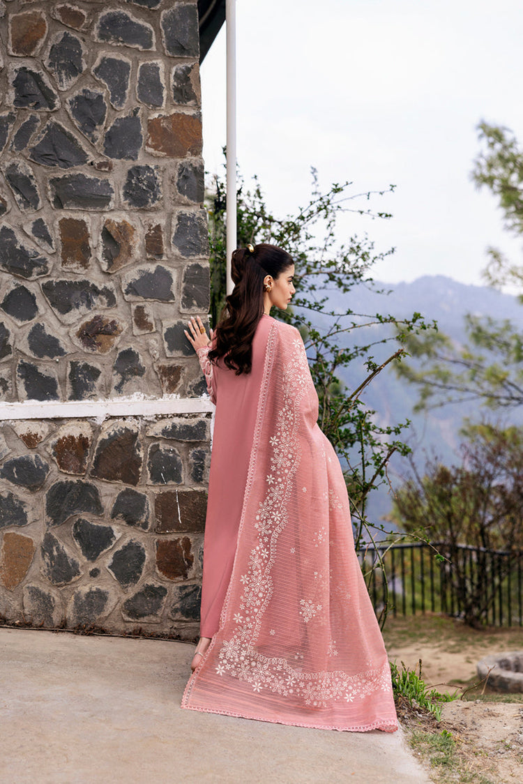 QALAMQAR-3PC LAWN EMBROIDERED SUIT-NEL-656