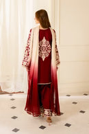 JAZMIN-3PC LAWN EMBROIDERED SUIT-NEL-555