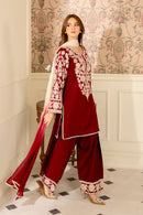 JAZMIN-3PC LAWN EMBROIDERED SUIT-NEL-555