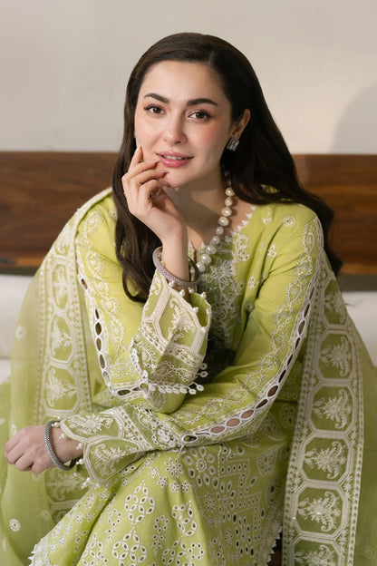 MARYAM & MARIA-3PC LAWN EMBROIDERED SUIT-NEL-4002