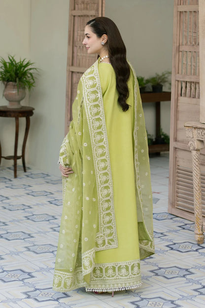 MARYAM & MARIA-3PC LAWN EMBROIDERED SUIT-NEL-4002