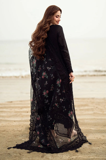 NUREH-3PC DHANAK EMBROIDERED SUIT NEL-4119