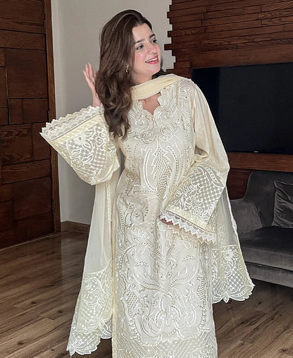 3PC LAWN EMBROIDERED SUIT-NEL-4005