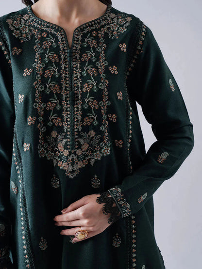 ASIM JOFA-3PC DHANAK EMBROIDERED SUIT NEH-2665