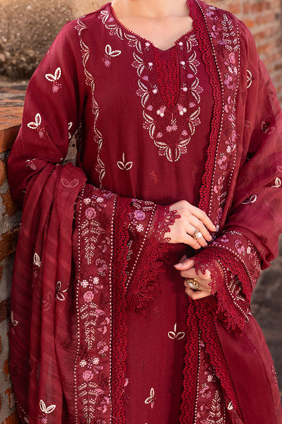 GARNET-3PC LAWN EMBROIDERED SUIT-NEL-790