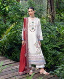 MUSHQ-3PC DHANAK EMBROIDERED SUIT NEL-440