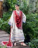 MUSHQ-3PC DHANAK EMBROIDERED SUIT NEL-440