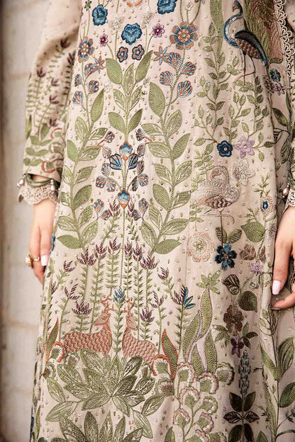 ASIM JOFA-3PC LAWN EMBROIDERED SUIT-NEL-4020