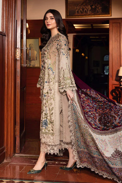 ASIM JOFA-3PC LAWN EMBROIDERED SUIT-NEL-4020