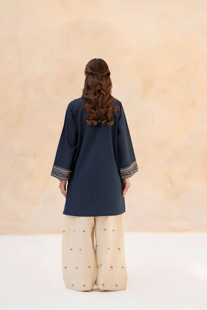 LAZULI-2PC LAWN EMBROIDERED SHIRT WITH LAWN EMBROIDERED TROUSER-NEL-501