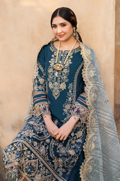 BATIK-3PC LAWN SEQUIN EMBROIDERED SUIT-NEL-4013