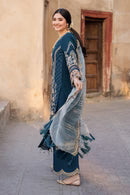 BATIK-3PC DHANAK EMBROIDERED SUIT NEL-8000