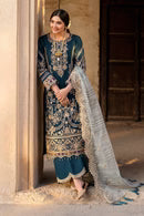 BATIK-3PC DHANAK EMBROIDERED SUIT NEL-8000