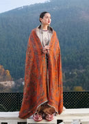 HUSSAIN REHAR-3PC DHANAK EMBROIDERED SUIT NEL-671