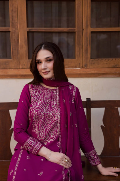 BATIK-3PC LAWN EMBROIDERED SUIT-NEL-000