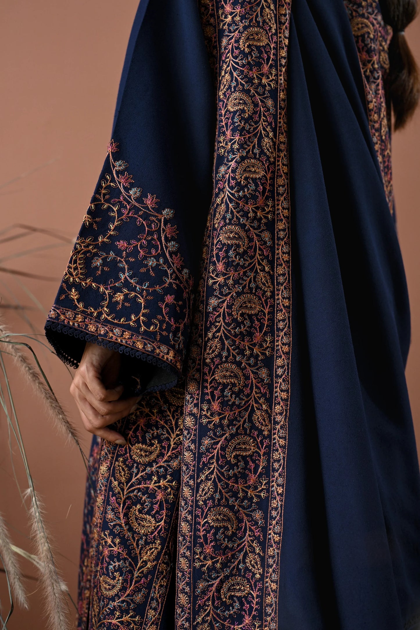 BATIK-3PC LAWN EMBROIDERED SHIRT WITH LAWN EMBROIDERED DUPATTA AND TROUSER-NEL 705