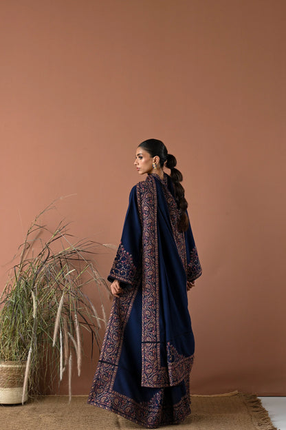 BATIK-3PC LAWN EMBROIDERED SHIRT WITH LAWN EMBROIDERED DUPATTA AND TROUSER-NEL 705