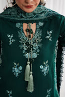 GARNET-3PC DHANAK EMBROIDERED SUIT NEL-230