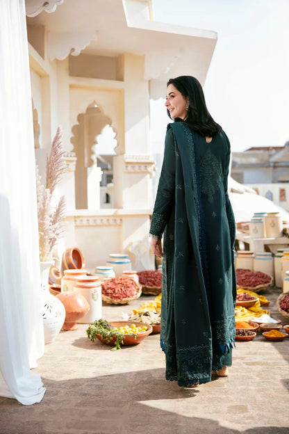 FLORENT-3PC DHANAK EMBROIDERED SUIT NEH-4160