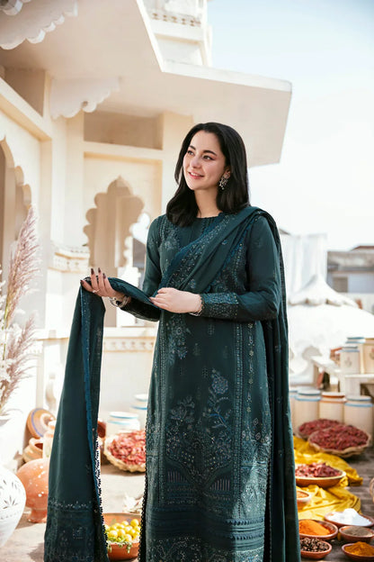 FLORENT-3PC DHANAK EMBROIDERED SUIT NEH-4160