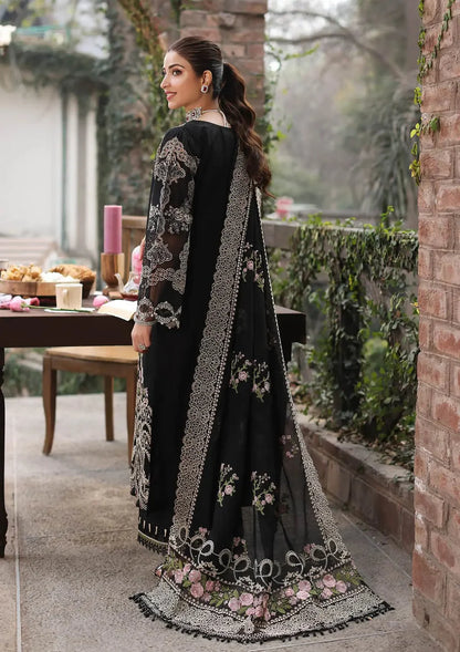 ASIM JOFA-3PC DHANAK EMBROIDERED SUIT-NEL 4426