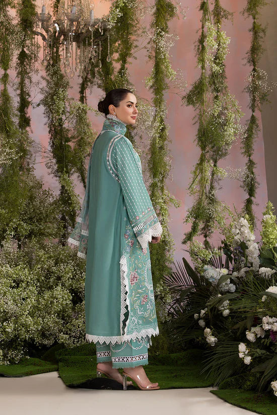 SOBIA NAZIR-3PC LAWN CHIKAN EMBROIDERED SUIT-NEL4017