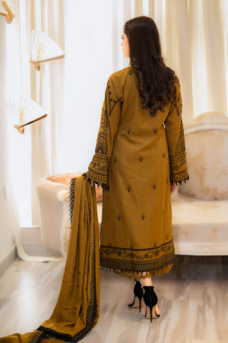 LIBASS-3PC LAWN EMBROIDERED SUIT-NEL-794