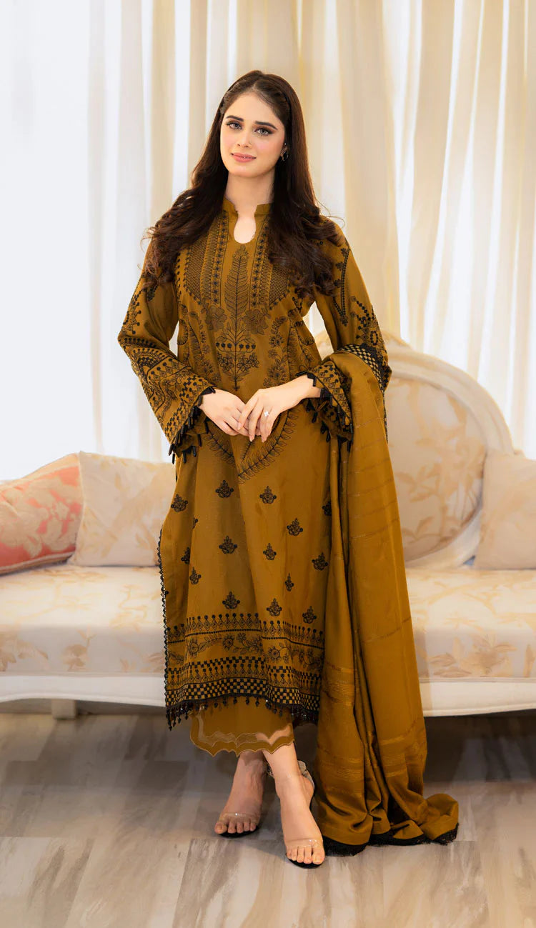 LIBASS-3PC LAWN EMBROIDERED SUIT-NEL-794
