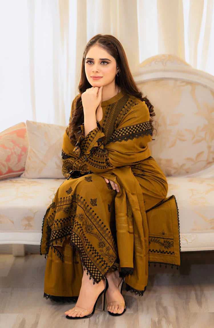 LIBASS-3PC LAWN EMBROIDERED SUIT-NEL-794