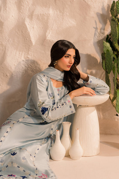 MIRANA-3PC LAWN EMBROIDERED SUIT-791