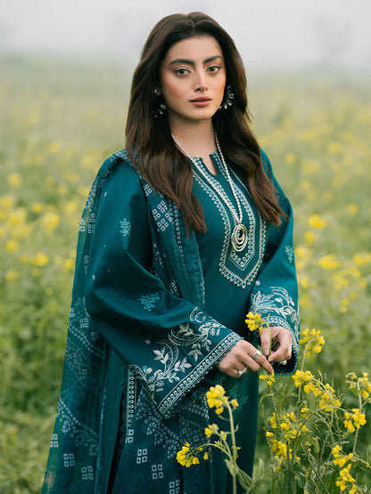 IZEL-3PC LAWN EMBROIDERED SUIT -4014