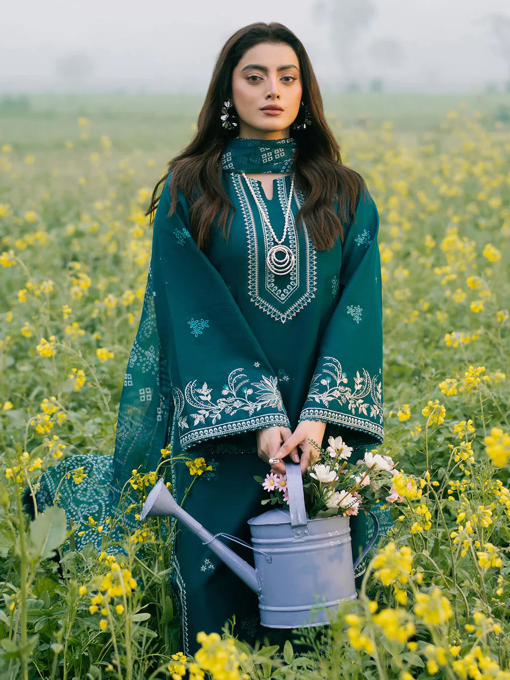 IZEL-3PC LAWN EMBROIDERED SUIT -4014