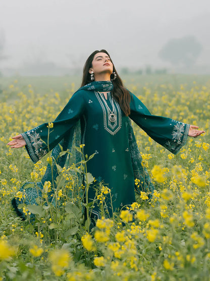 IZEL-3PC LAWN EMBROIDERED SUIT -4014