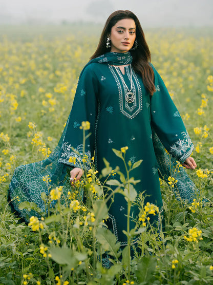 IZEL-3PC LAWN EMBROIDERED SUIT -4014