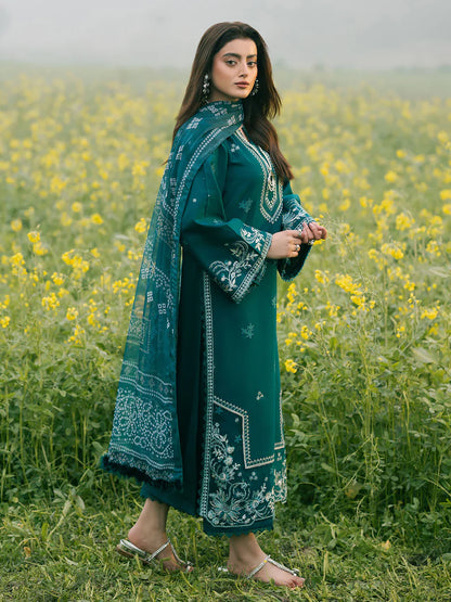 IZEL-3PC LAWN EMBROIDERED SUIT -4014