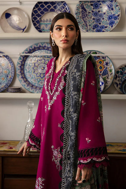 REPUBLIC-3PC DHANAK EMBROIDERED SUIT LEH-4209