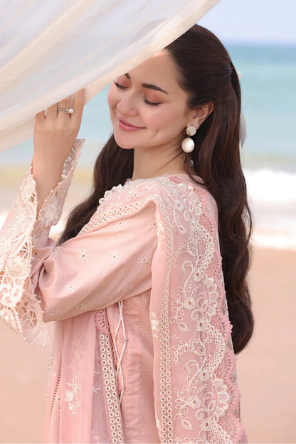 QALAMQAR-3PC LAWN EMBROIDERED SUIT-NEL-4014