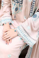 CROSS STITCH-3PC KARANDI EMBROIDERED SUIT NEL-265