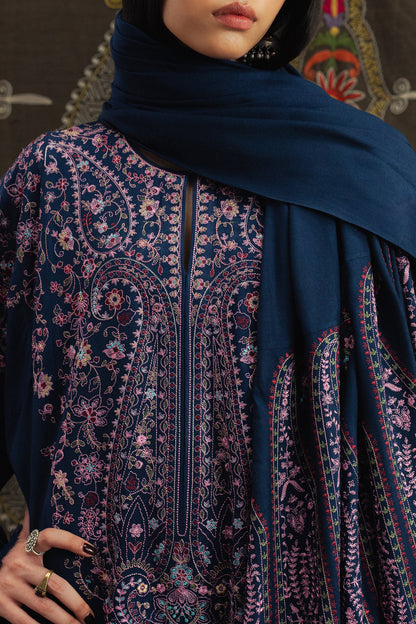 ZARA SHAH JAHAN-3PC LAWN EMBROIDERED SUIT-NEL-789