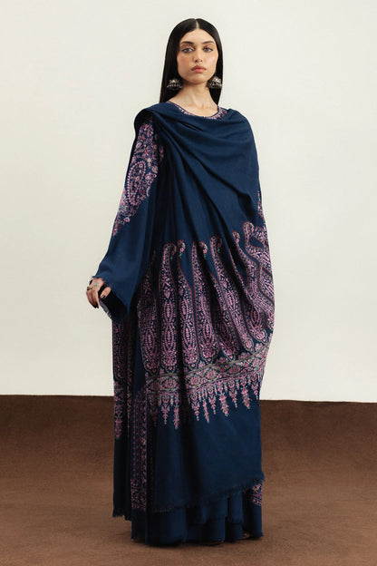 ZARA SHAH JAHAN-3PC LAWN EMBROIDERED SUIT-NEL-789