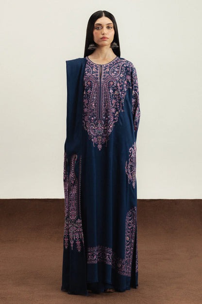 ZARA SHAH JAHAN-3PC LAWN EMBROIDERED SUIT-NEL-789
