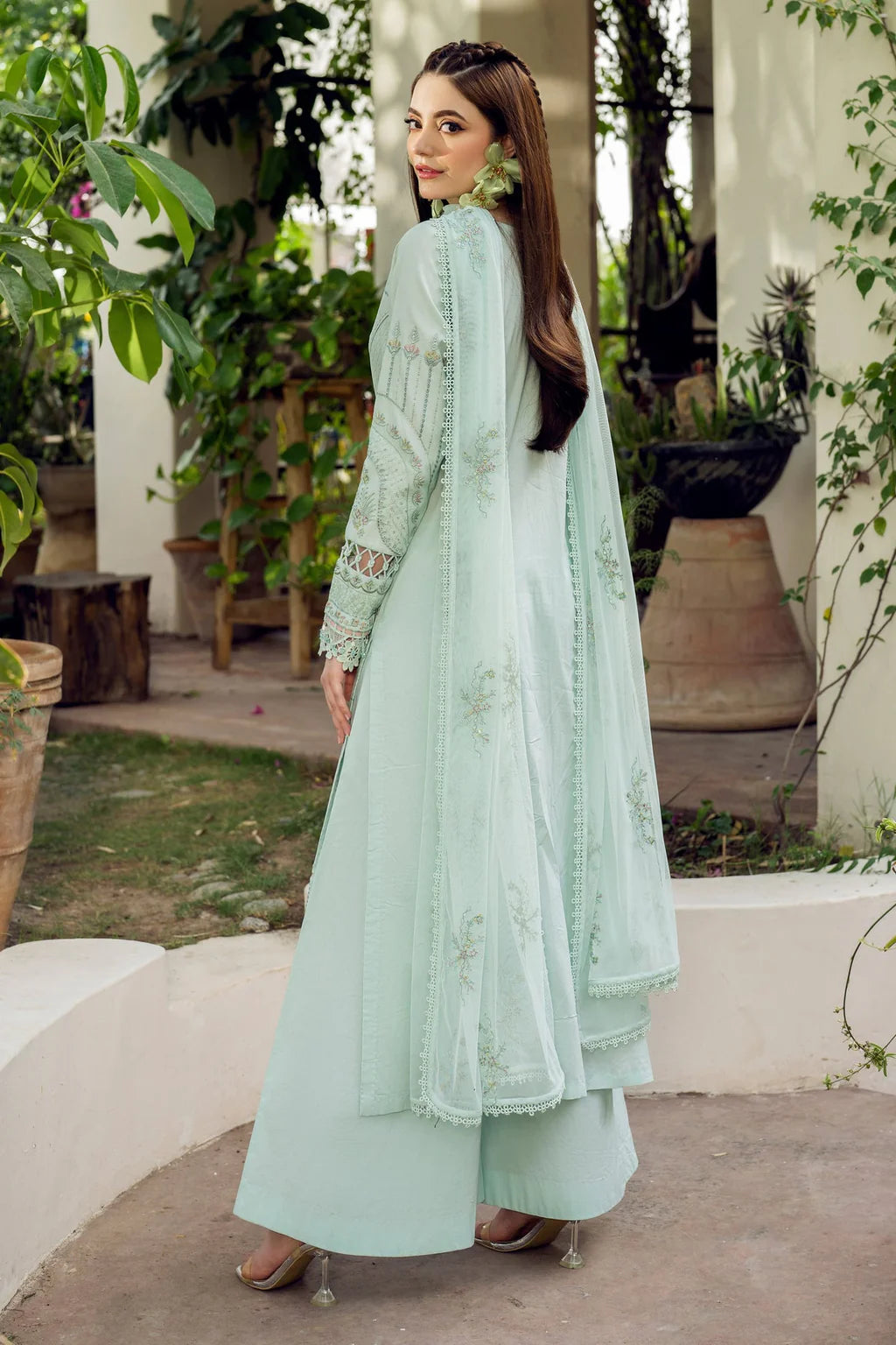 JAZMIN-3PC LAWN EMBROIDERED SUIT-NEL-4019