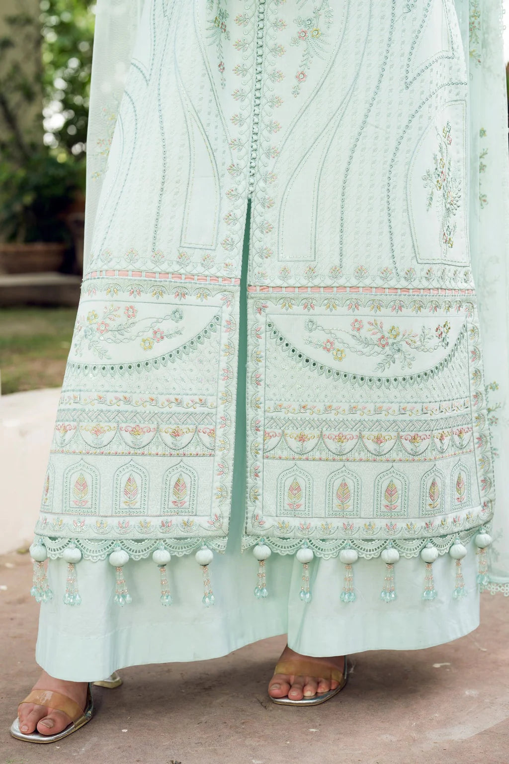 JAZMIN-3PC LAWN EMBROIDERED SUIT-NEL-4019
