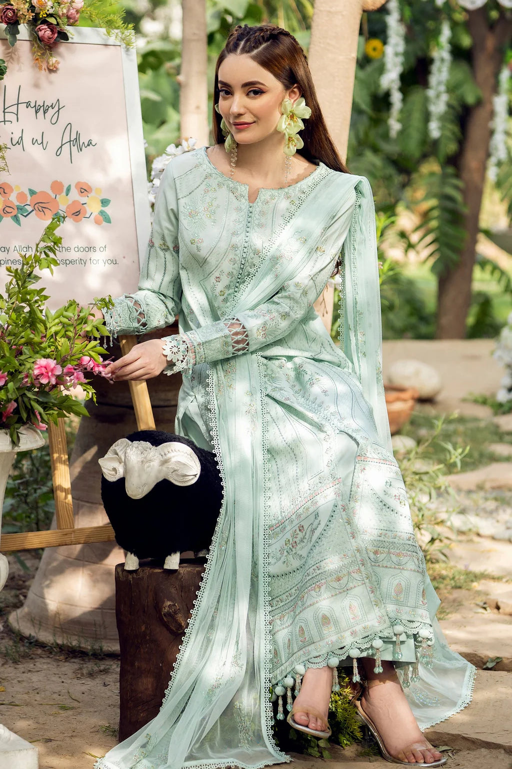 JAZMIN-3PC LAWN EMBROIDERED SUIT-NEL-4019