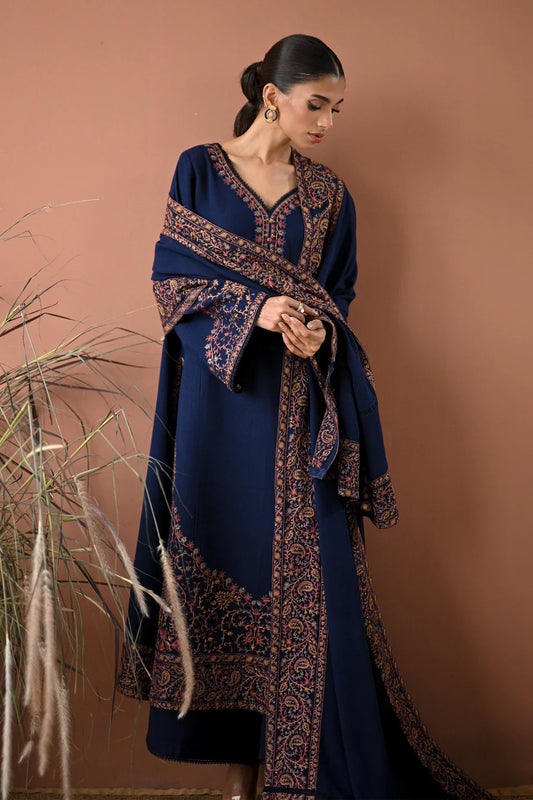 BATIK-3PC LAWN EMBROIDERED SHIRT WITH LAWN EMBROIDERED DUPATTA AND TROUSER-NEL 705
